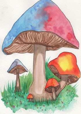 Storybook Mushrooms