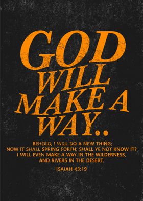 God Will Make a Way