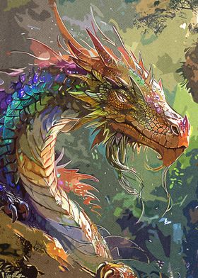 Dragon Mystic Abstract