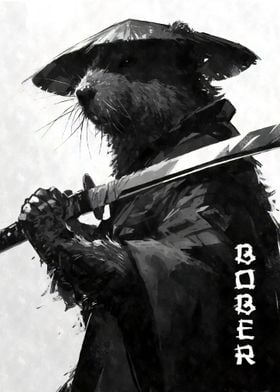Samurai Bober Beaver Ink