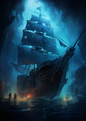 Fantasy Pirate Ship