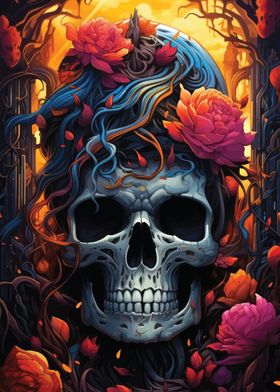 SKULL FANTASY ART 