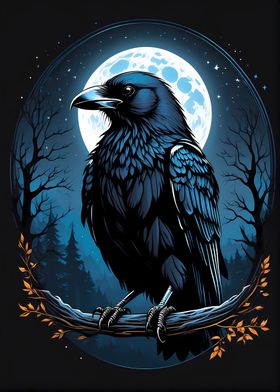 Moonlit Falcon