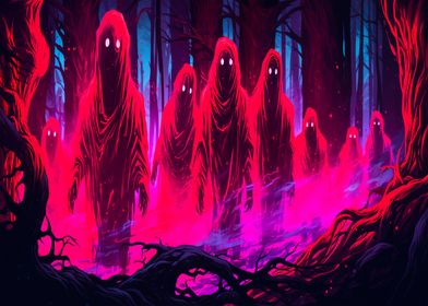 Haunted Forest Art