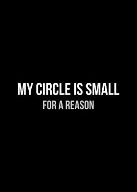My circle is small
