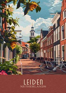 Leiden city Netherlands