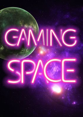 Gaming Space Sign