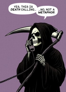 Grim Reaper death metaphor