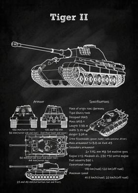 King Tiger II tank WW2