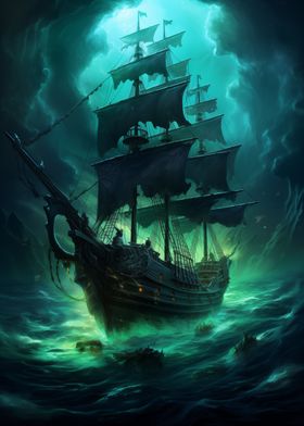 Fantasy Pirate Ship