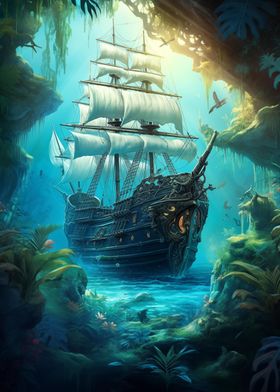 Fantasy Pirate Ship