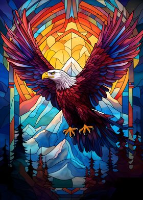 Eagle Stained Glass