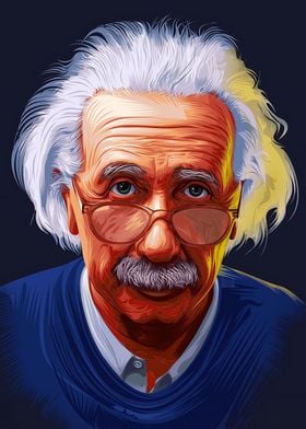 Albert Einstein portrait