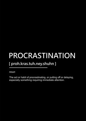 procrastination in meaning