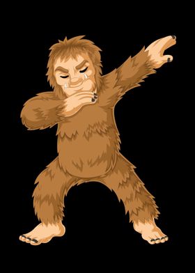 dabbing bigfoot