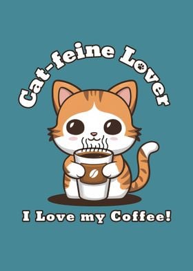 Cat Coffee Lover