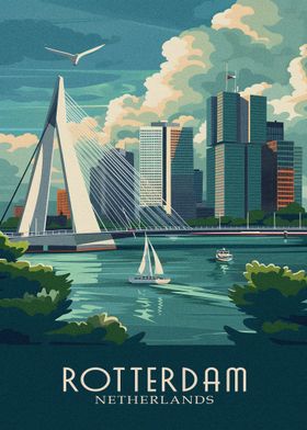 Rotterdam city Netherlands