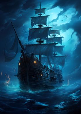 Fantasy Pirate Ship