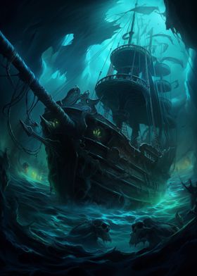 Fantasy Pirate Ship