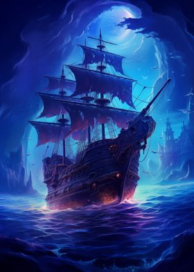 Fantasy Pirate Ship