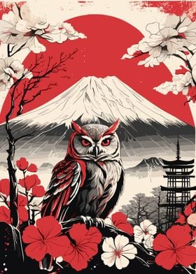 Japanese Owl Fuji