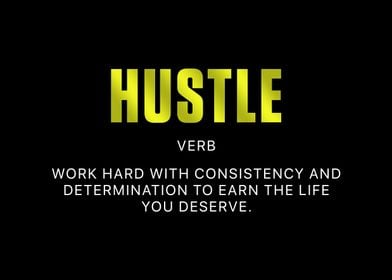 Inspirational Quote Hustle
