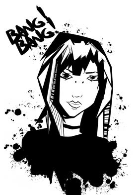 Girl punk bang