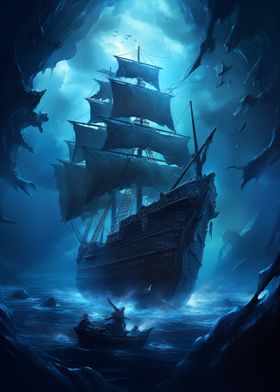 Fantasy Pirate Ship