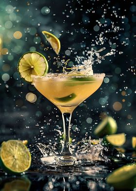 Margarita Cocktail Splash