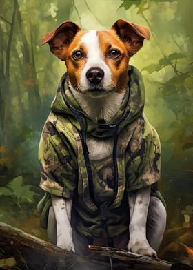 Jack Russell Terrier Camo