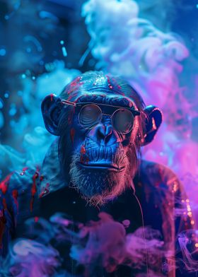 Colorful Chimpanzee