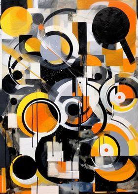Grunge textured abstract