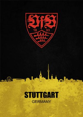 Stuttgart City Skyline