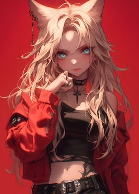 Anime Red Girlfriend