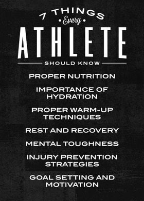 7 things every athlete