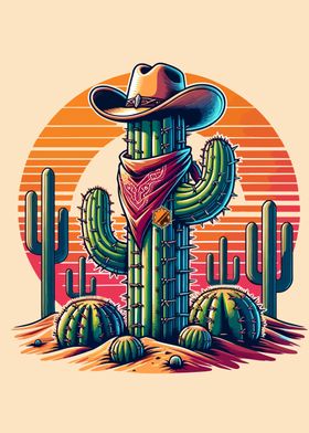 Cactus Cowboys funny art