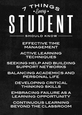 7 things every student