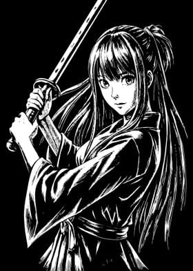 Anime Girl Samurai Manga