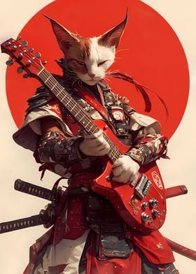 Katana Cat Guitar