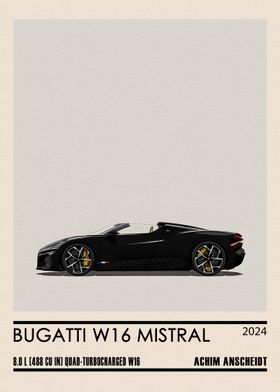 Bugatti W16 Mistral 2024 