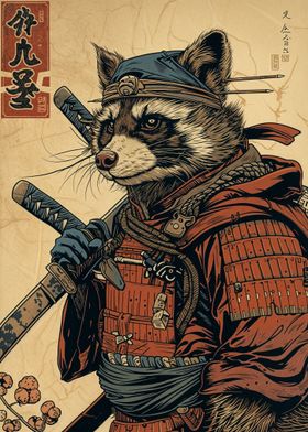 Samurai Raccoon