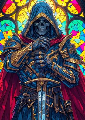 Dead Paladin Stained Glass