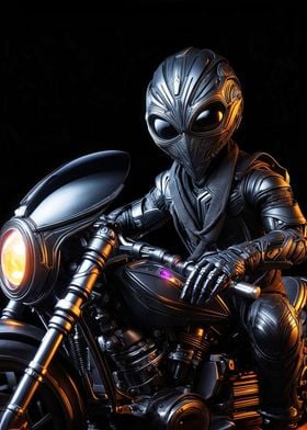 Alien Motorcycle Mystery