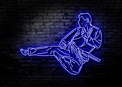 MARTIAL ARTS NEON SIGN ART