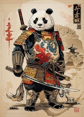 Samurai Panda