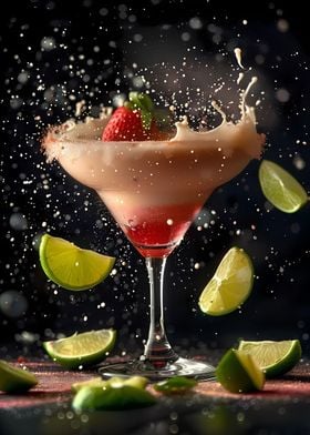 Pink Cosmopolitan Cocktail