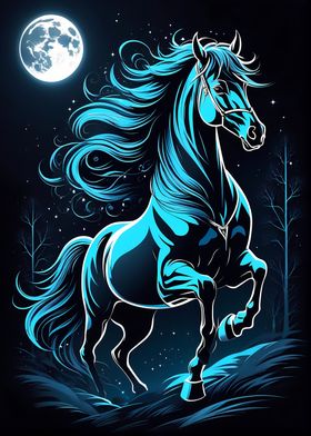 Moonlit Horse