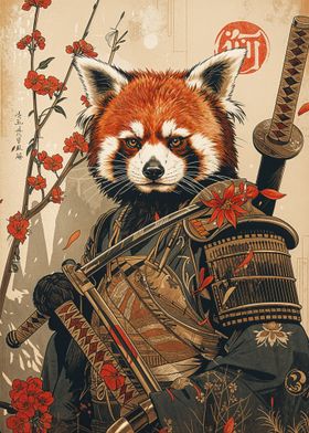 Samurai Red Panda