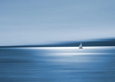 Sailing in the blue