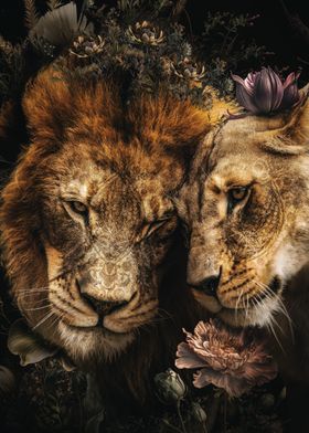 Lion and Lioness